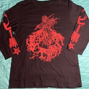 HVY☆BLK - GURO Red 3/4 Sleeve